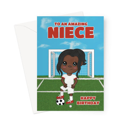 Niece Football Birthday Card