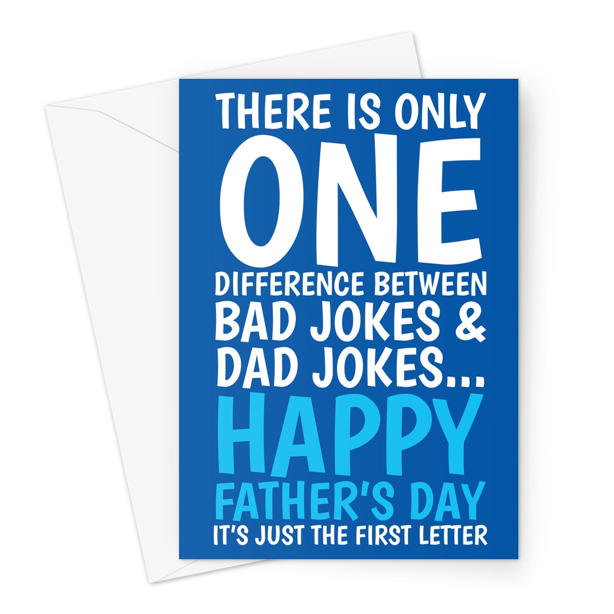 A bad dad joke Father's Day card.